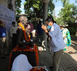 Foundation Day of Tripura University and Mahatma Gandhi's Birthday Celebration