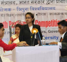 13th National Youth Parliament competition 2016 17 held on 1st September 2016