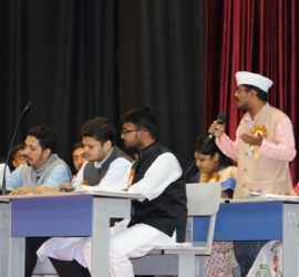 13th National Youth Parliament competition 2016 17 held on 1st September 2016