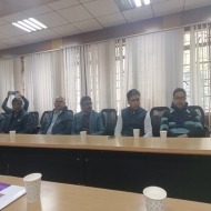 Exit Meeting of Academic Audit (Science & Engineering) Venue Council Hall, VC Secretariat, TU dated 9th January, 2025