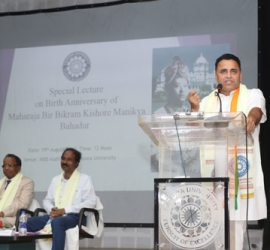 Special Lecture on Birth Anniversary of Maharaja Bir Bikram Kishore Manikya Bahadur