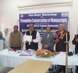 Workshop on Preventive Conservation of Manuscripts