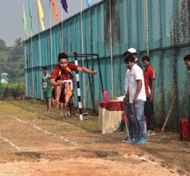 XI inter college Athletic Meet 2016 organised by Department of Physical Education and Tripura University Sports Board