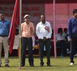 XI inter college Athletic Meet 2016 organised by Department of Physical Education and Tripura University Sports Board