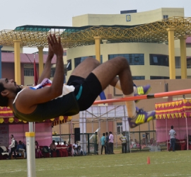 XI inter college Athletic Meet 2016 organised by Department of Physical Education and Tripura University Sports Board