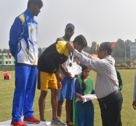 XI inter college Athletic Meet 2016 organised by Department of Physical Education and Tripura University Sports Board