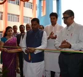 Inauguration of Academic Building XI by Prof Ram Shankar Katheria Honble Union Minister of State MHRD