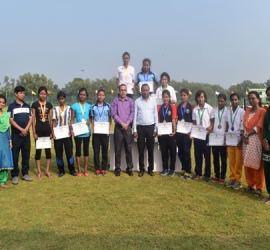 XI inter college Athletic Meet 2016 organised by Department of Physical Education and Tripura University Sports Board