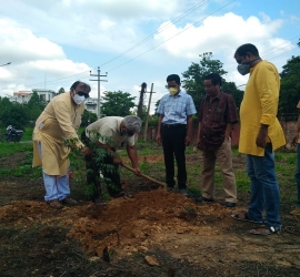 5th June, 2020. World Environment Day celebration by planting trees in T.U. Campus