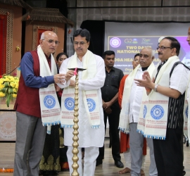 Glimpse of Inaugural function of Two Days Seminar on Yoga Health and Happiness 