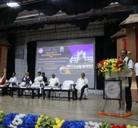 Glimpse of Inaugural function of Two Days Seminar on Yoga Health and Happiness 