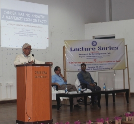 Lecture Series" Organised by the Research and Development Cell (RDC)